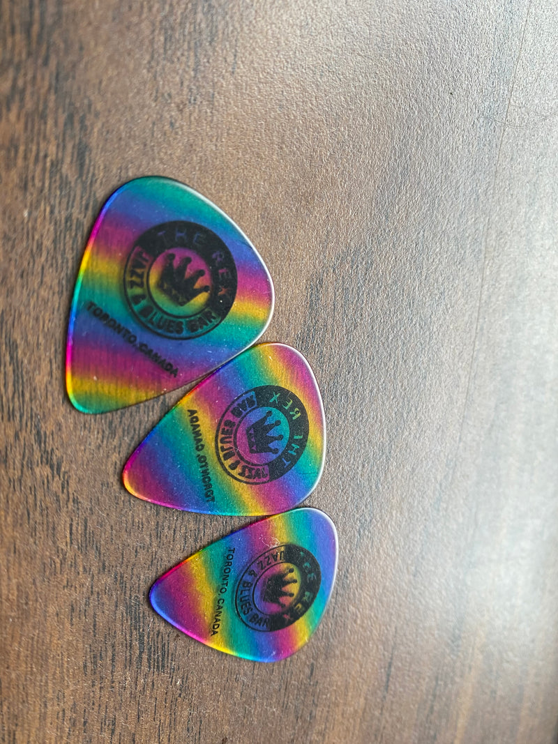The Rex Rainbow Guitar Picks
