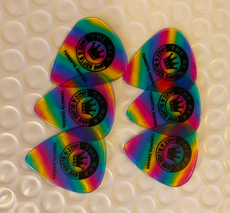 The Rex Rainbow Guitar Picks
